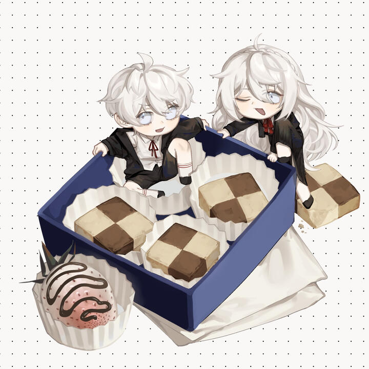 food chibi, + extra character